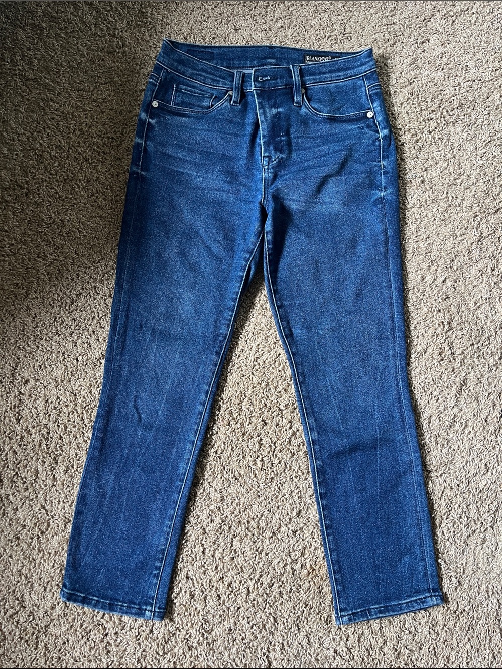 Blanknyc Madison Crop Straight Jeans